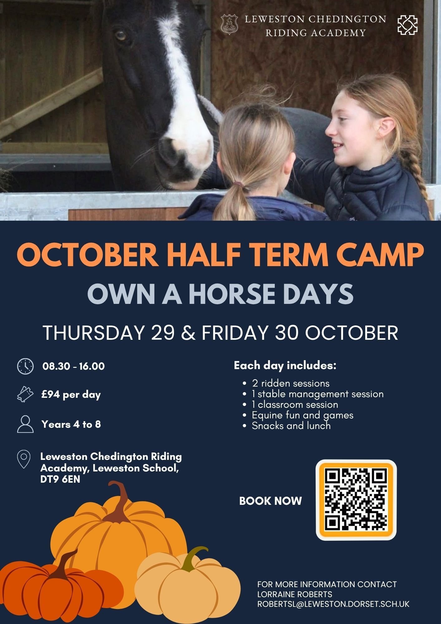 October Half Term Own a Horse Days