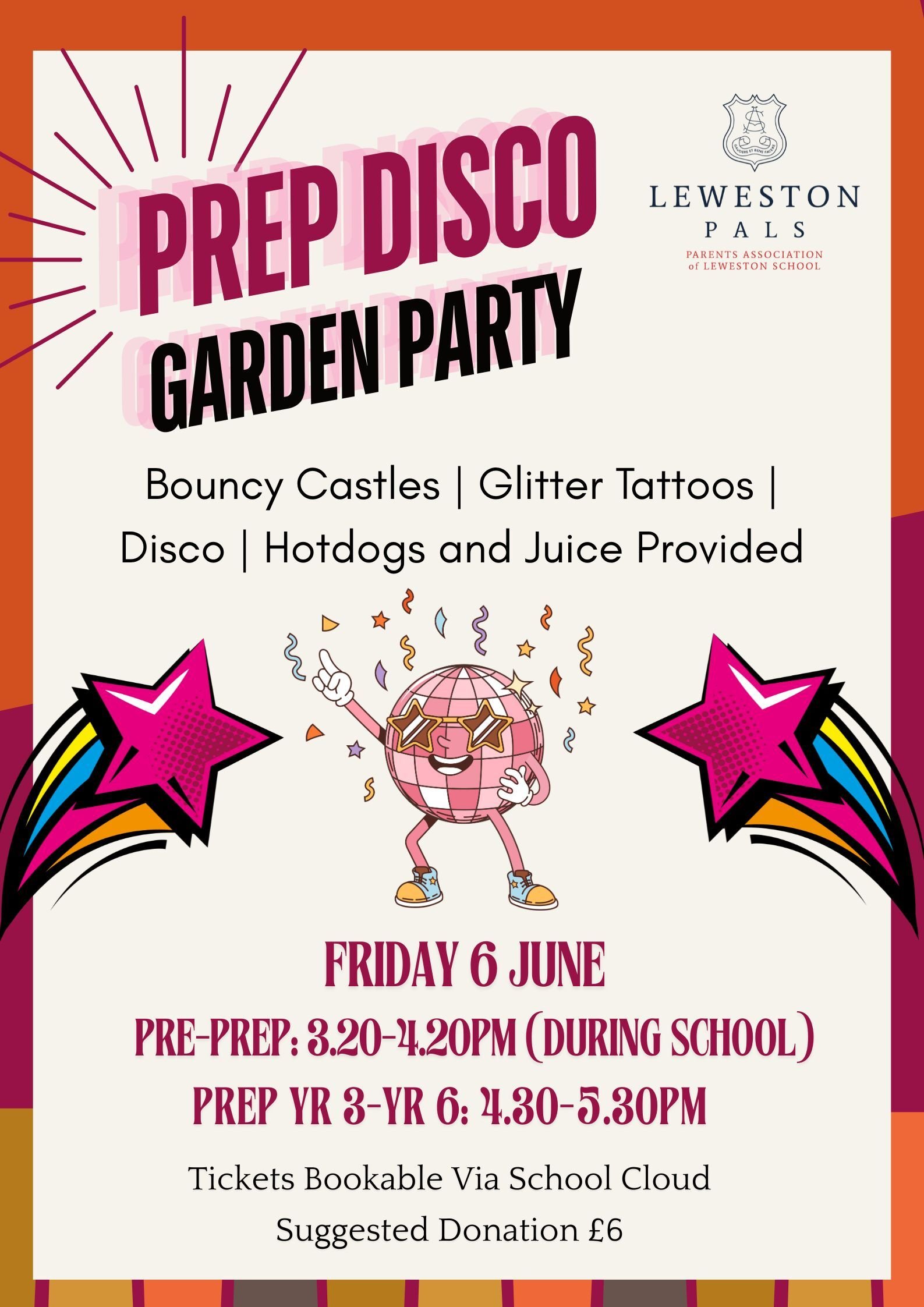 Prep Disco Garden Party Poster