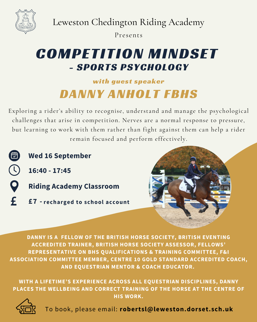 Equestrian lecture Sept 2026