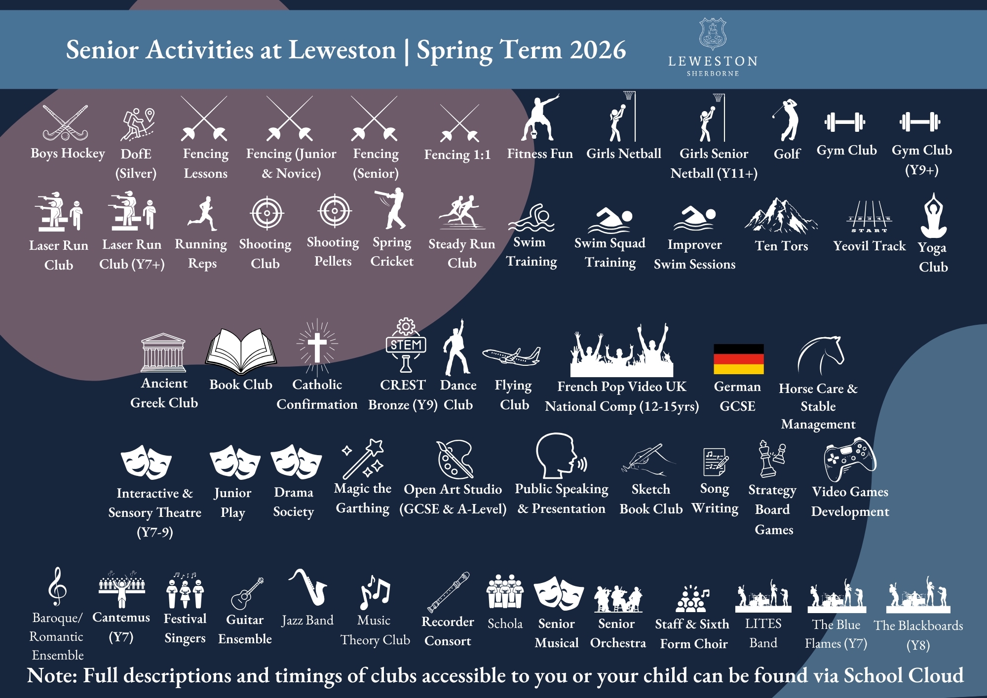 Senior Activities Spring 26