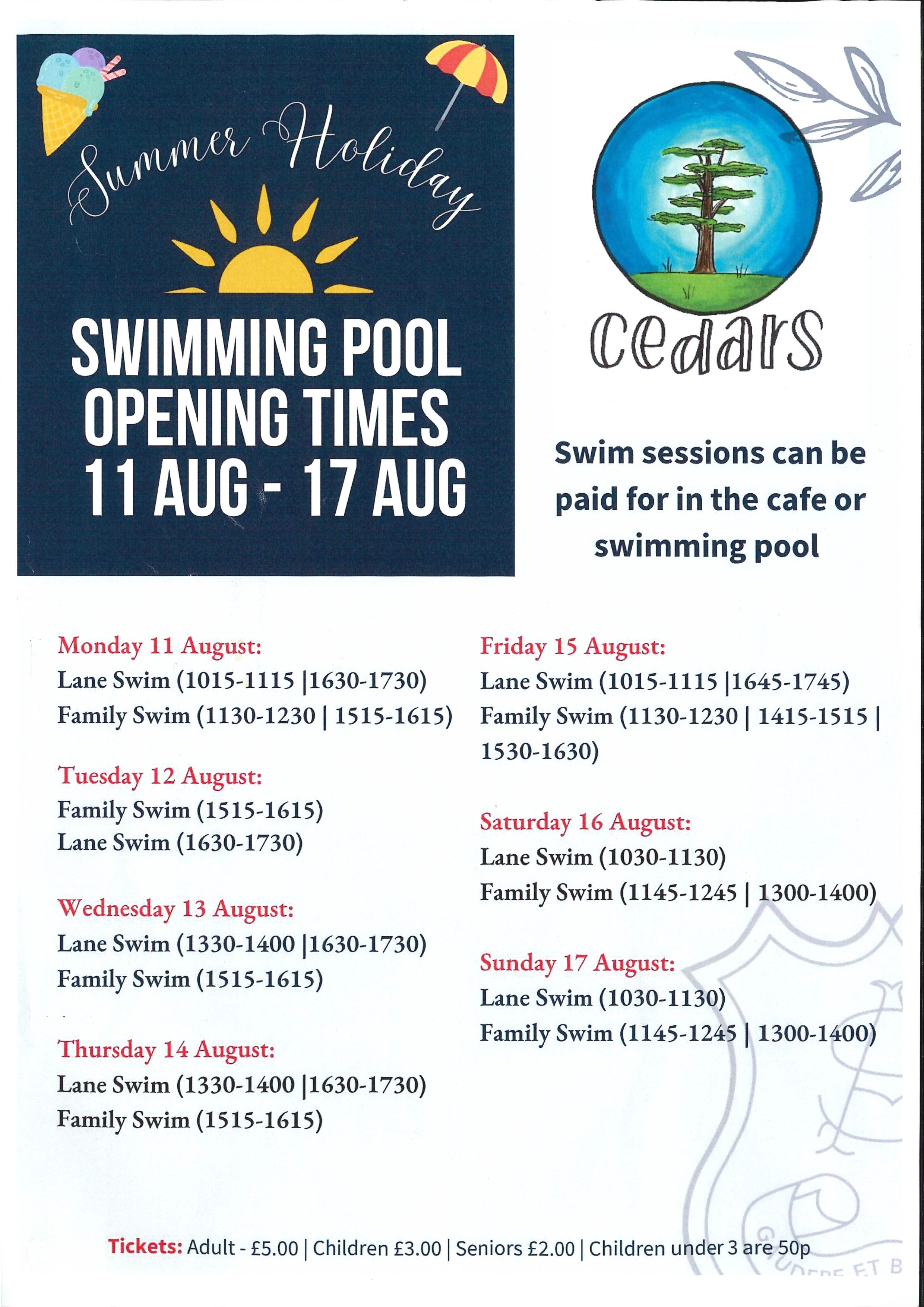 11 - 17th Aug