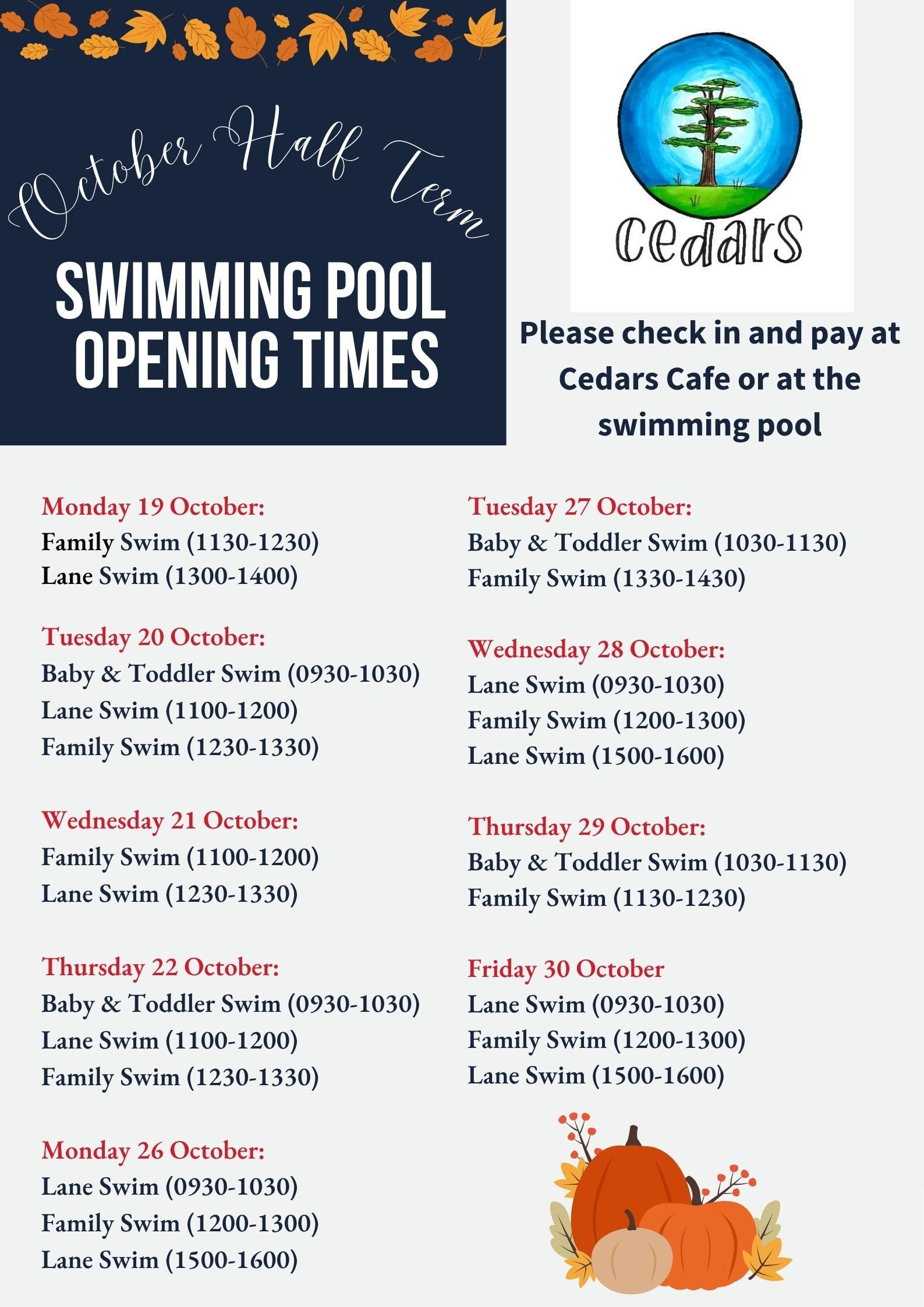 October Half Term