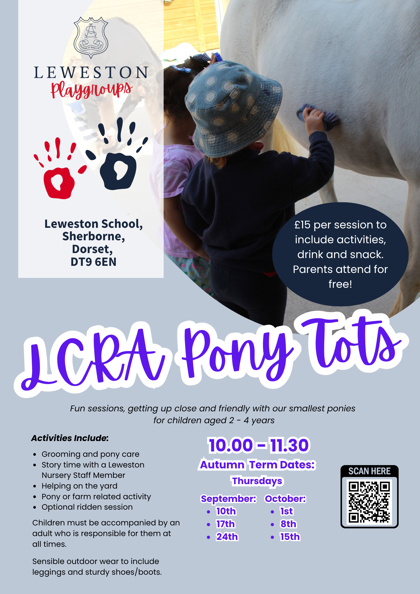 Pony Sessions Autumn 2026 - Externals