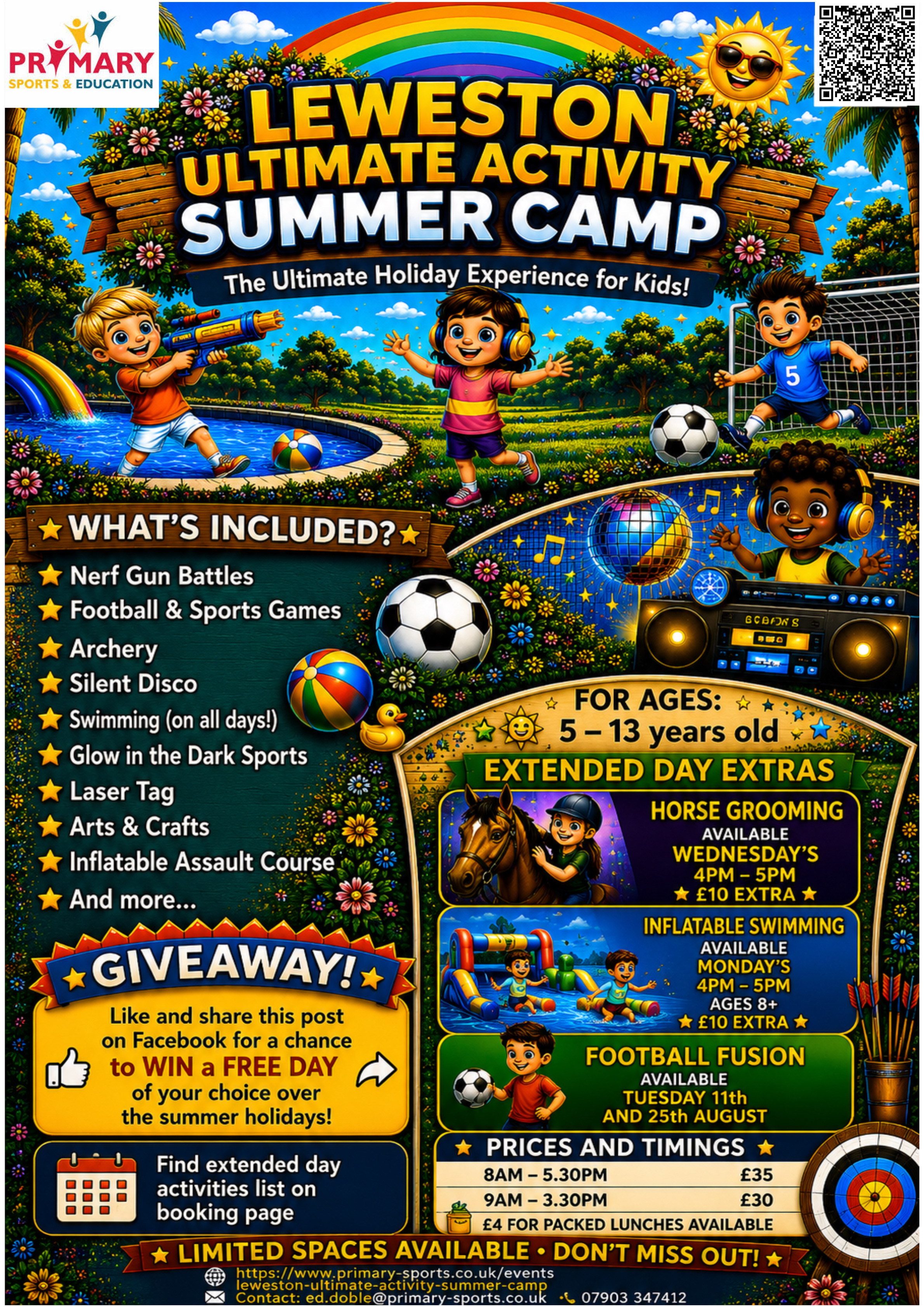Leweston summer ultimate activity flyer-1