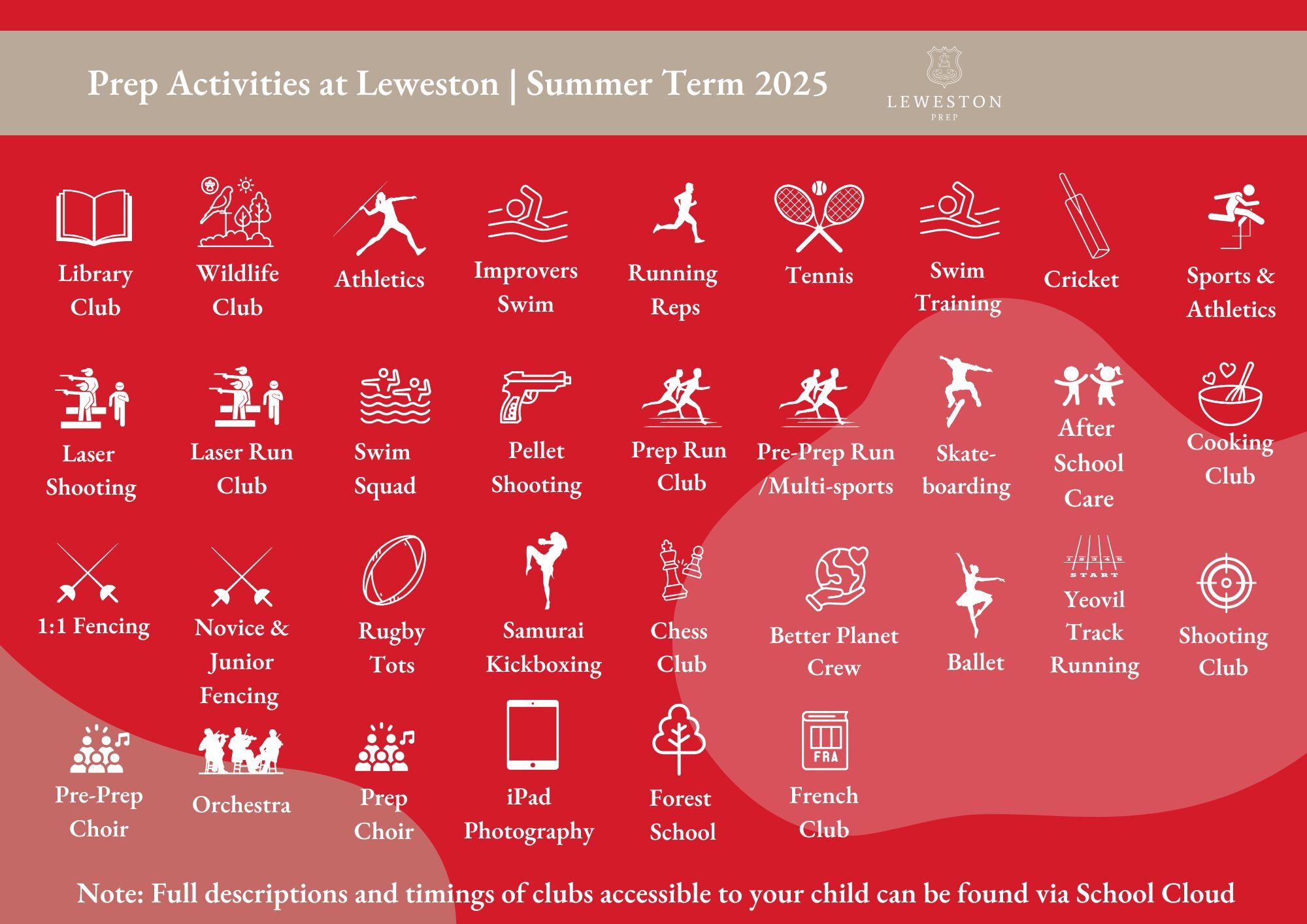 Prep Activities Summer 2025