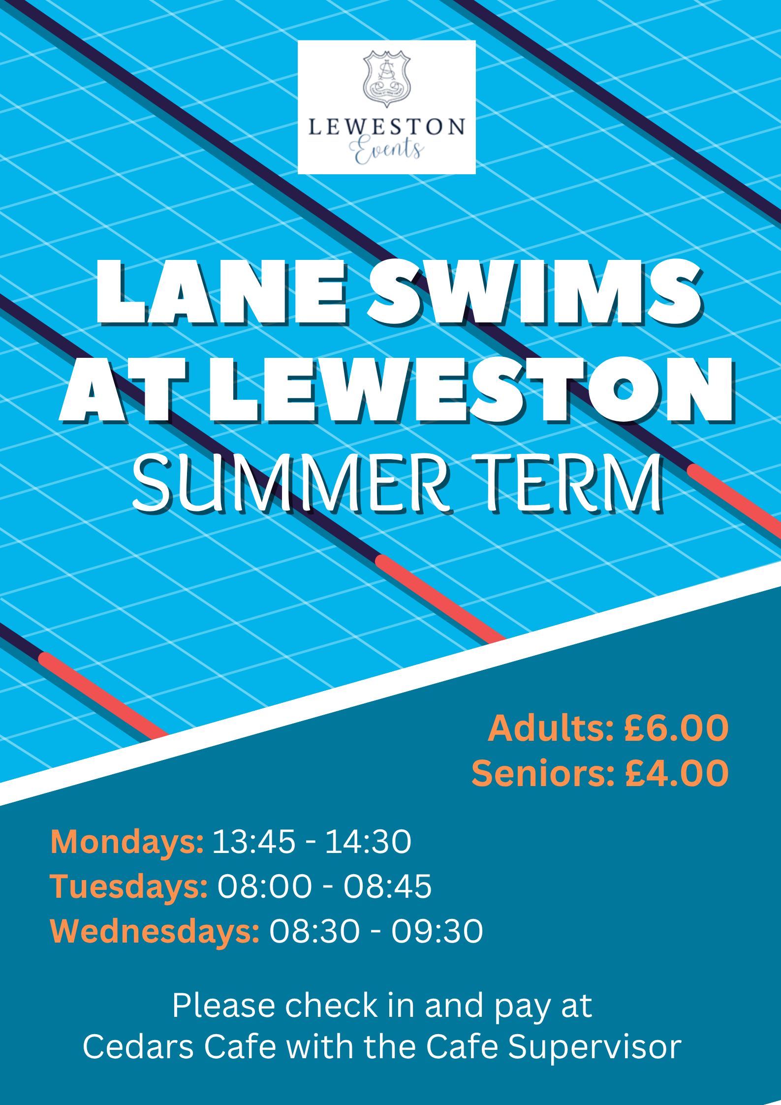 Summer Term Lane Swims